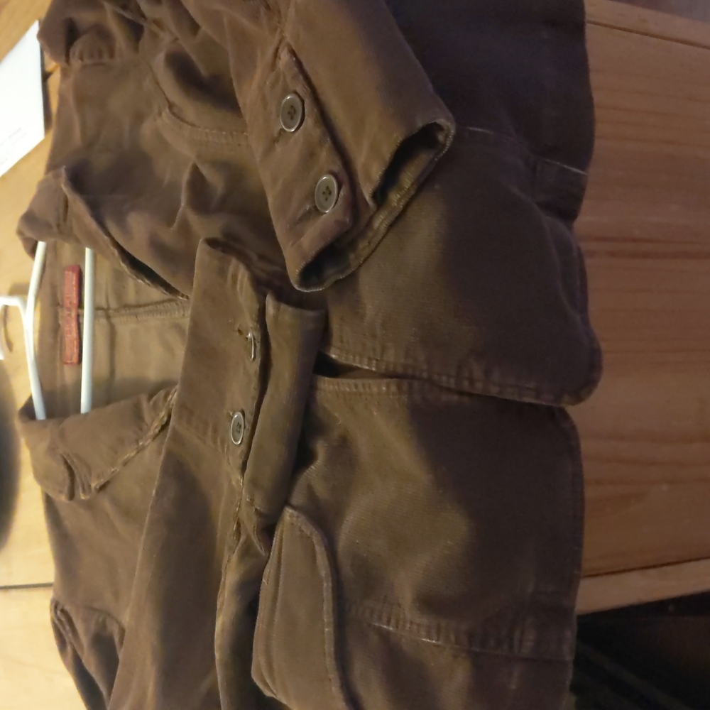 Brown Stretch courderoy blazer